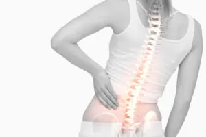 Back pain girl