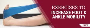 Header image of foot with resistance band